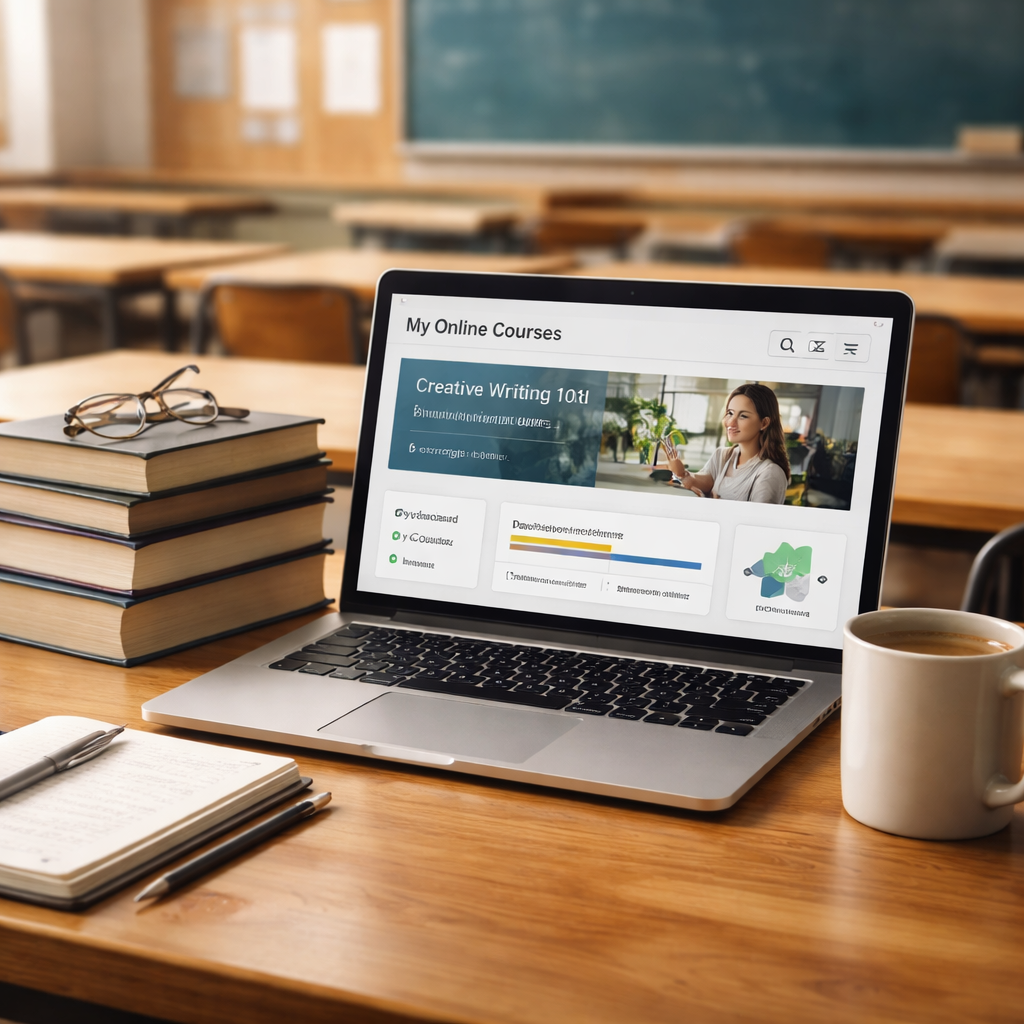 author turning book into online course