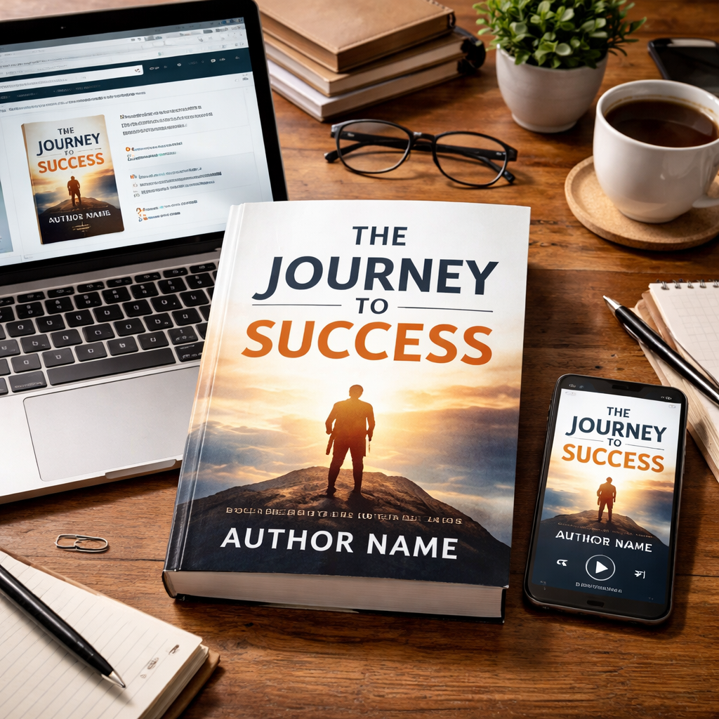 multi‑format nonfiction book cover branding
