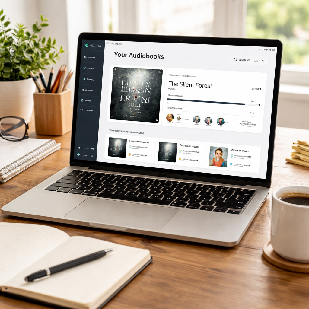 budget‑friendly audiobook platform workspace