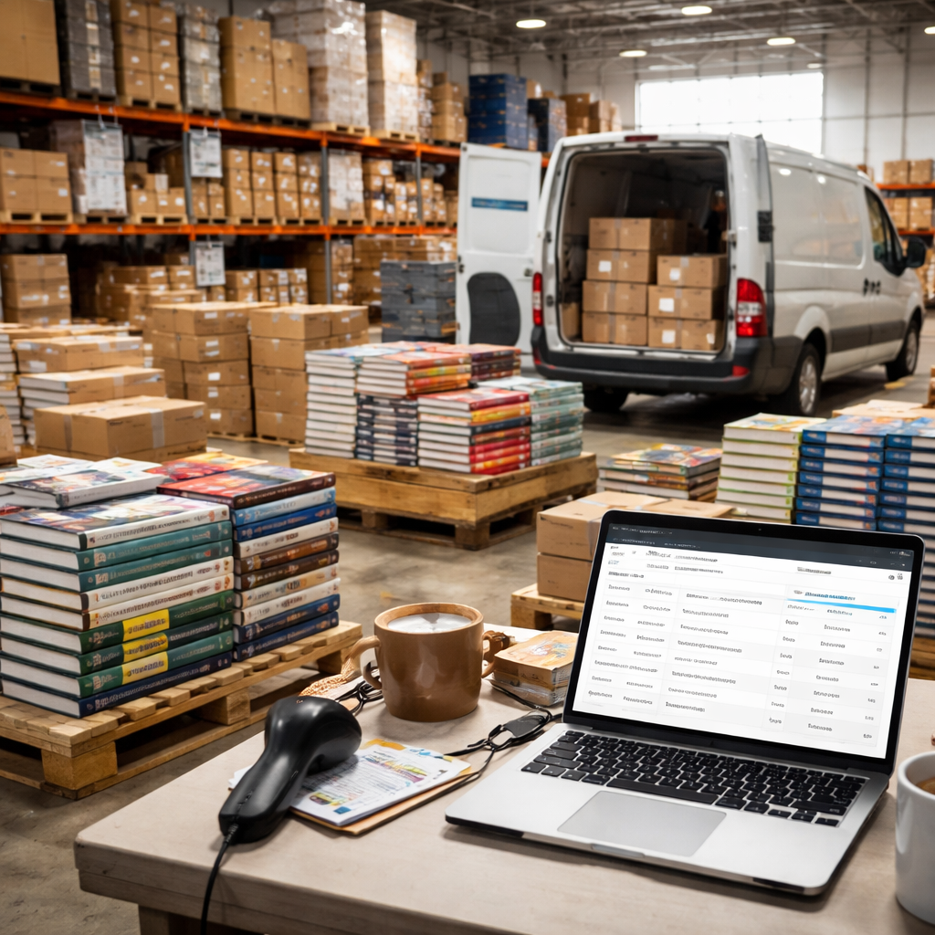 distribution and fulfilment workflow for nonfiction books