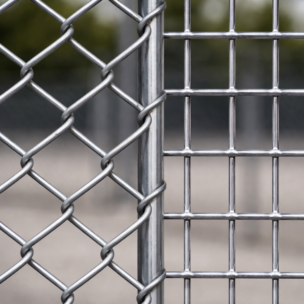 industrial security fencing material comparison
