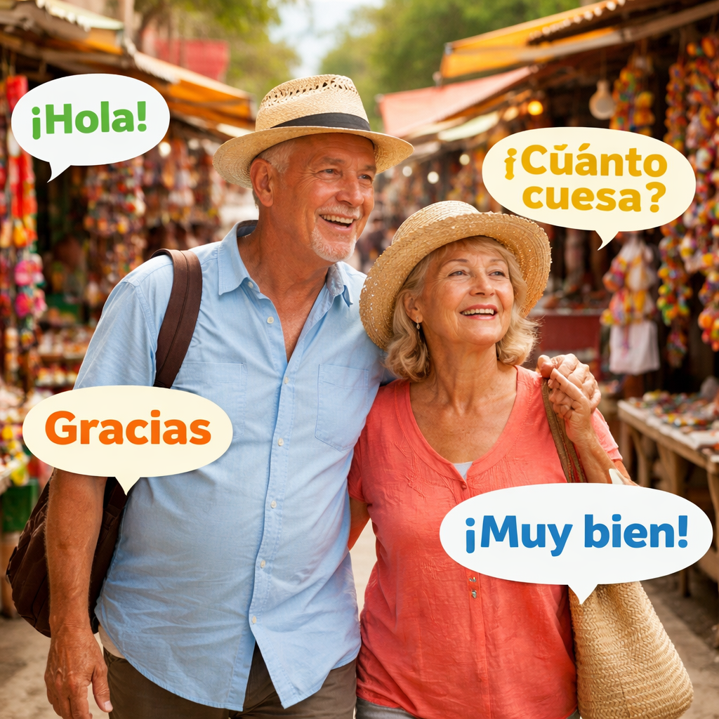 retirees enjoying life in Panama with basic Spanish phrases