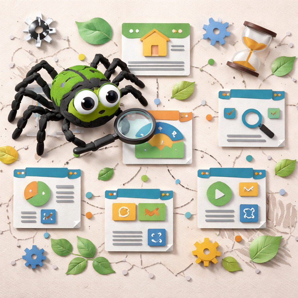 "Screaming Frog SEO Spider technical crawl visualization"