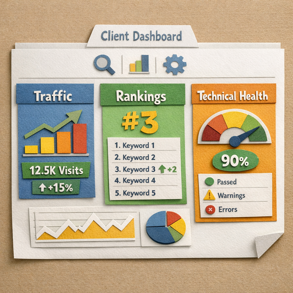 client dashboard integration for white label seo audit tool