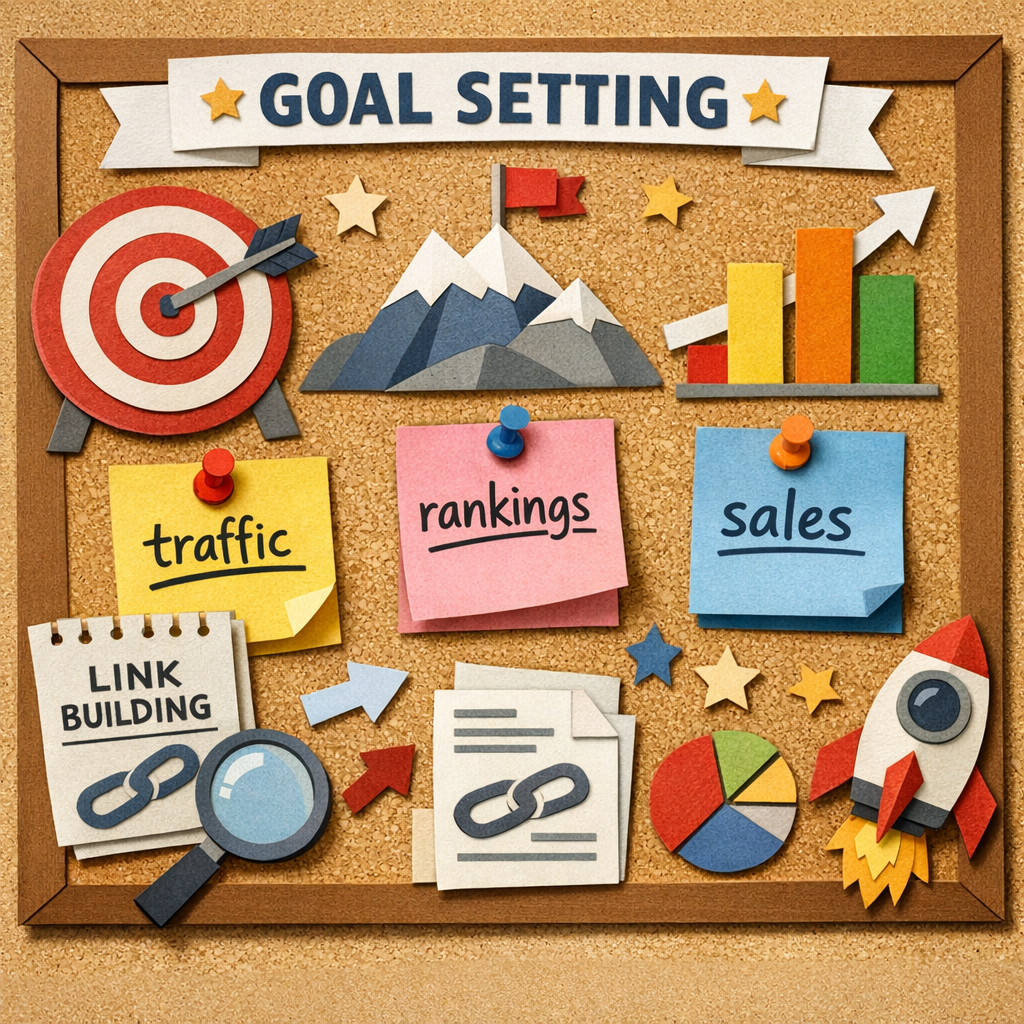 white label link building goal setting visual