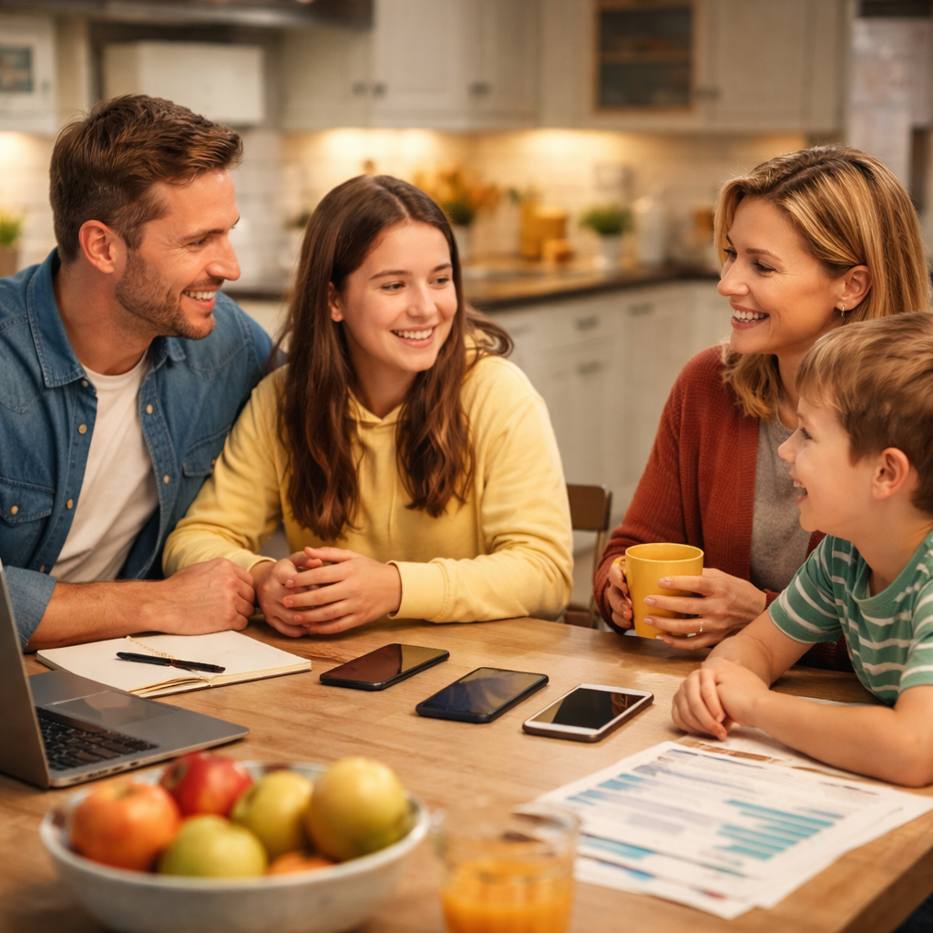 family communication about cyber safety.