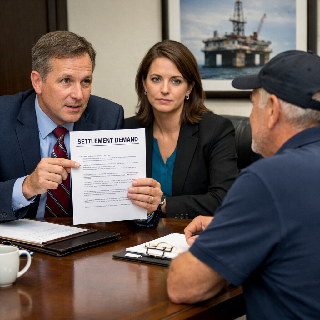 settlement negotiation offshore injury