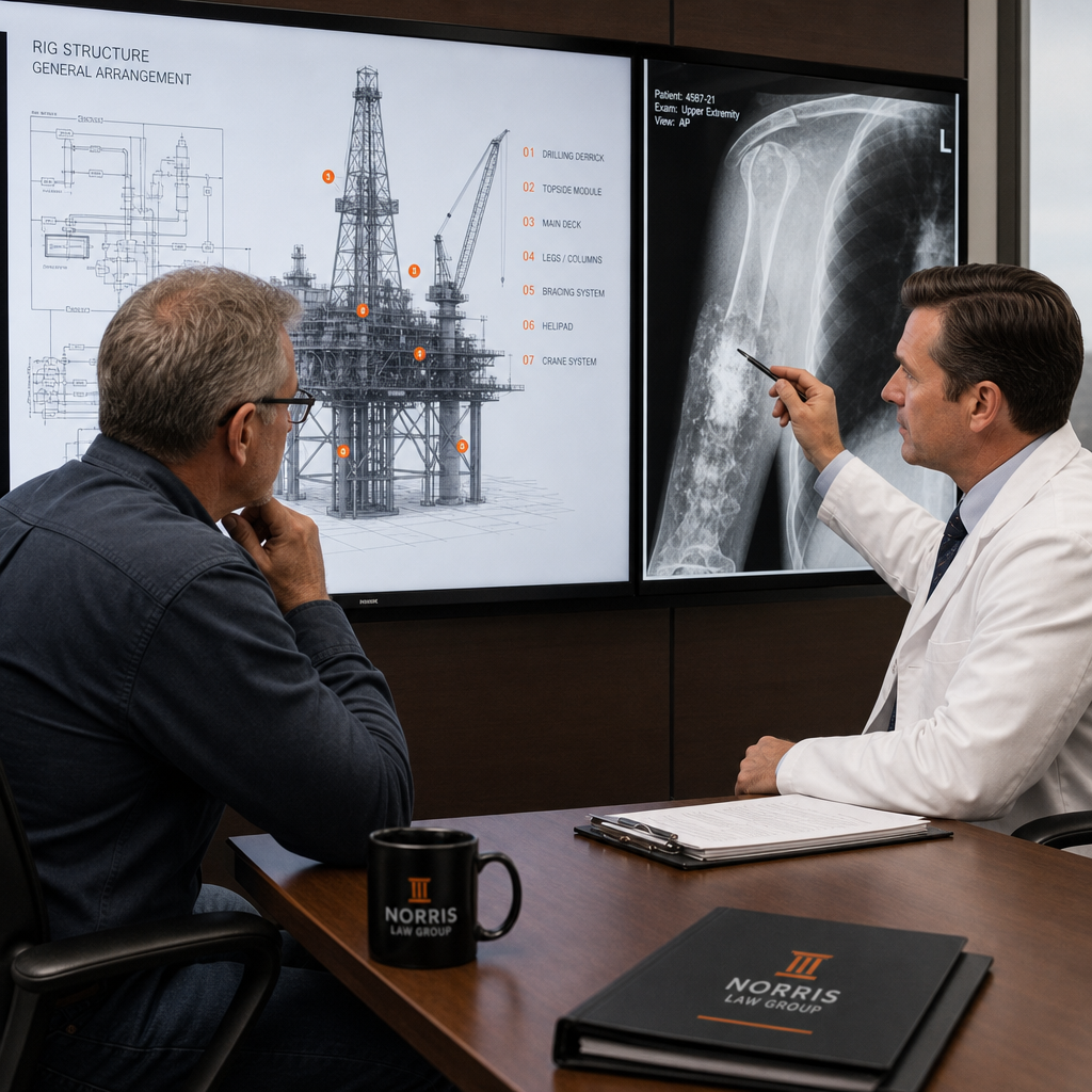 expert witness collaboration in oil rig lawsuit
