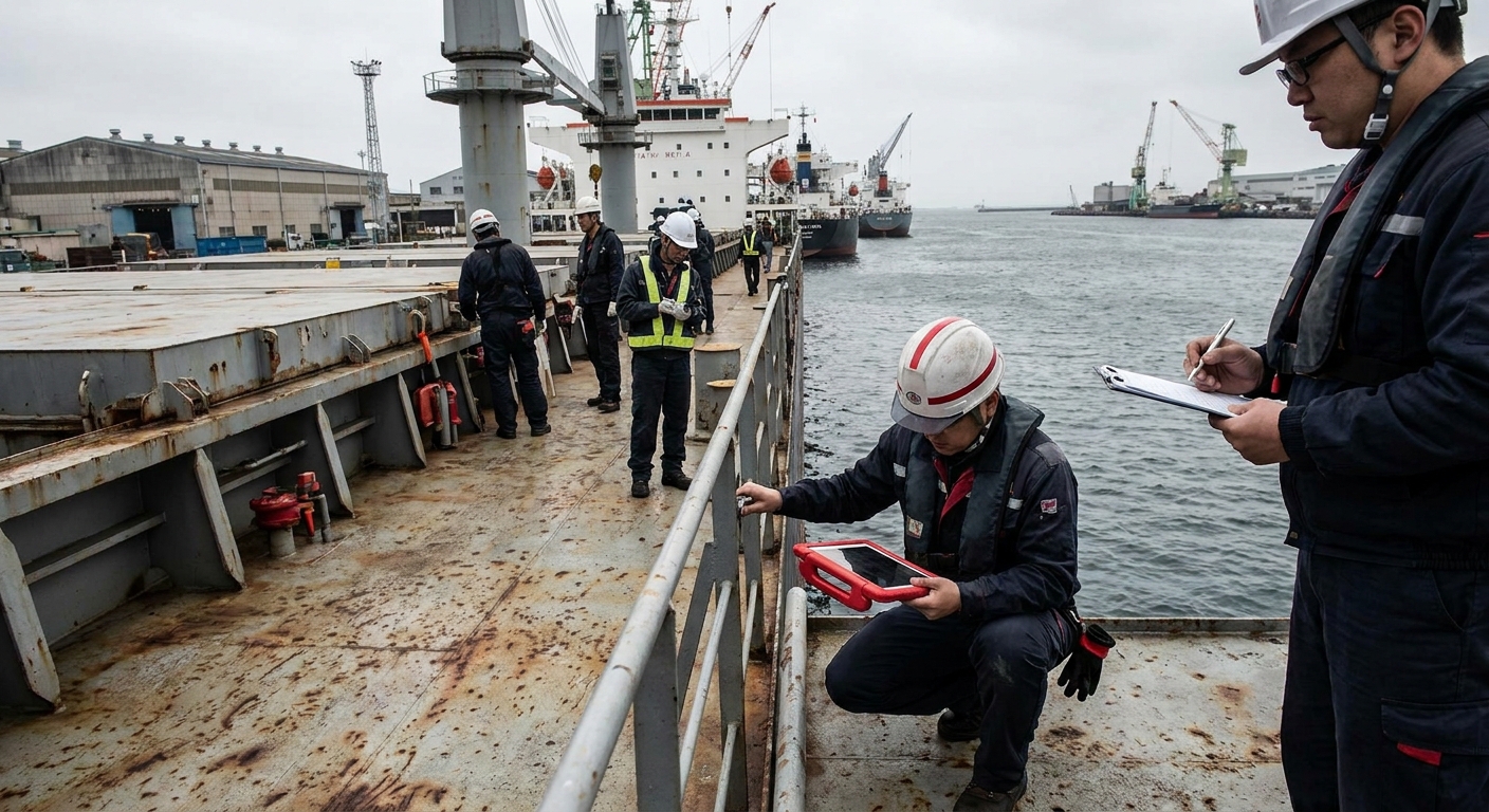 ship inspection and remediation process