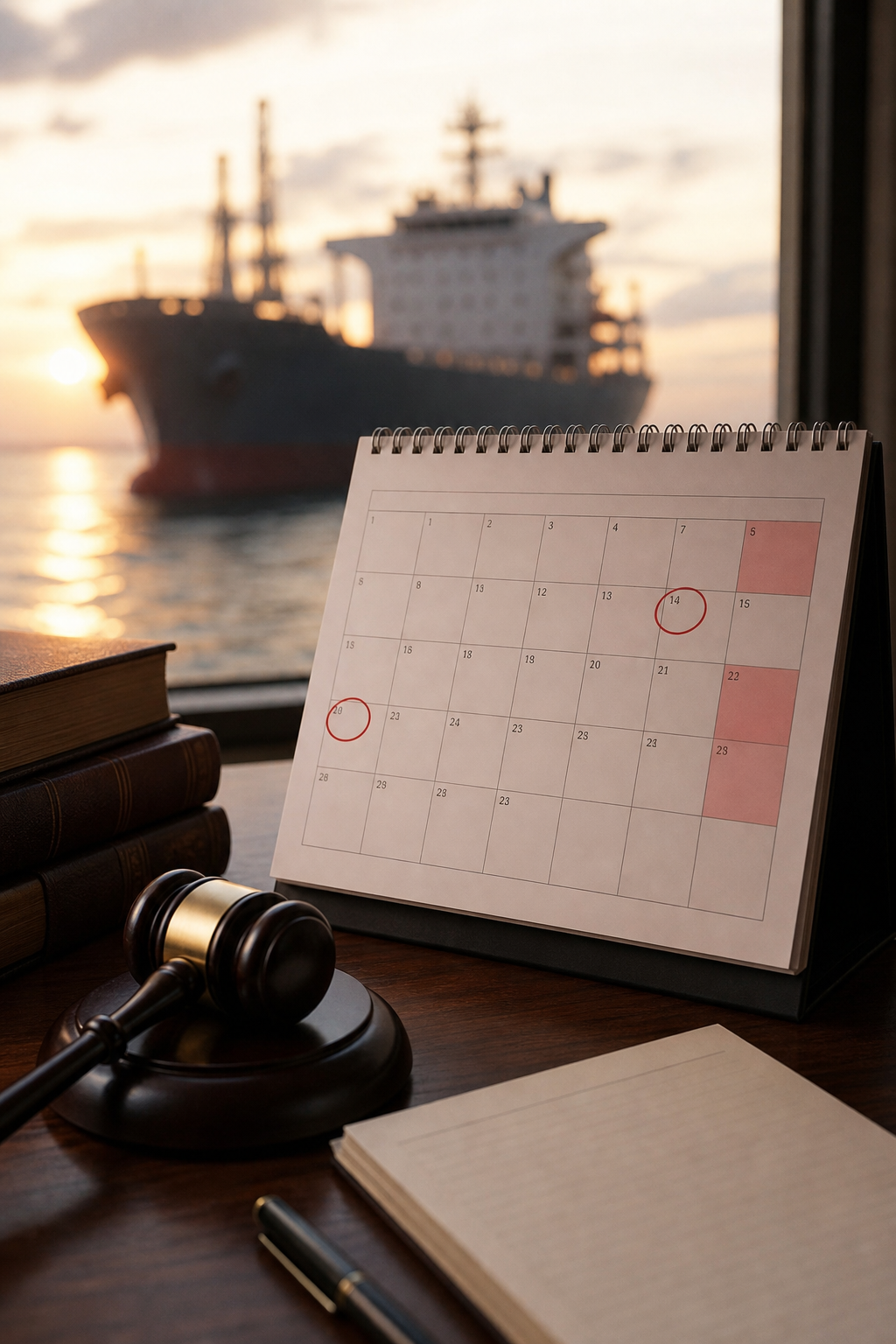 Key deadlines and exceptions for Jones Act claims visualized.