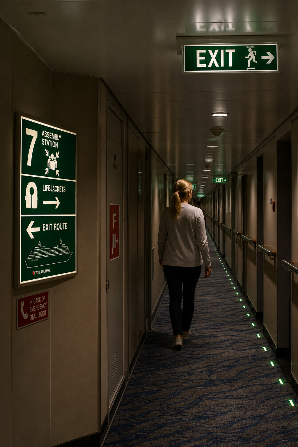 cruise ship fire evacuation safety