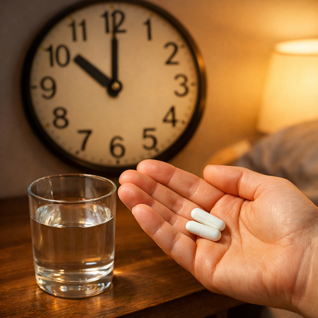 Ashwagandha Einnahme am Abend