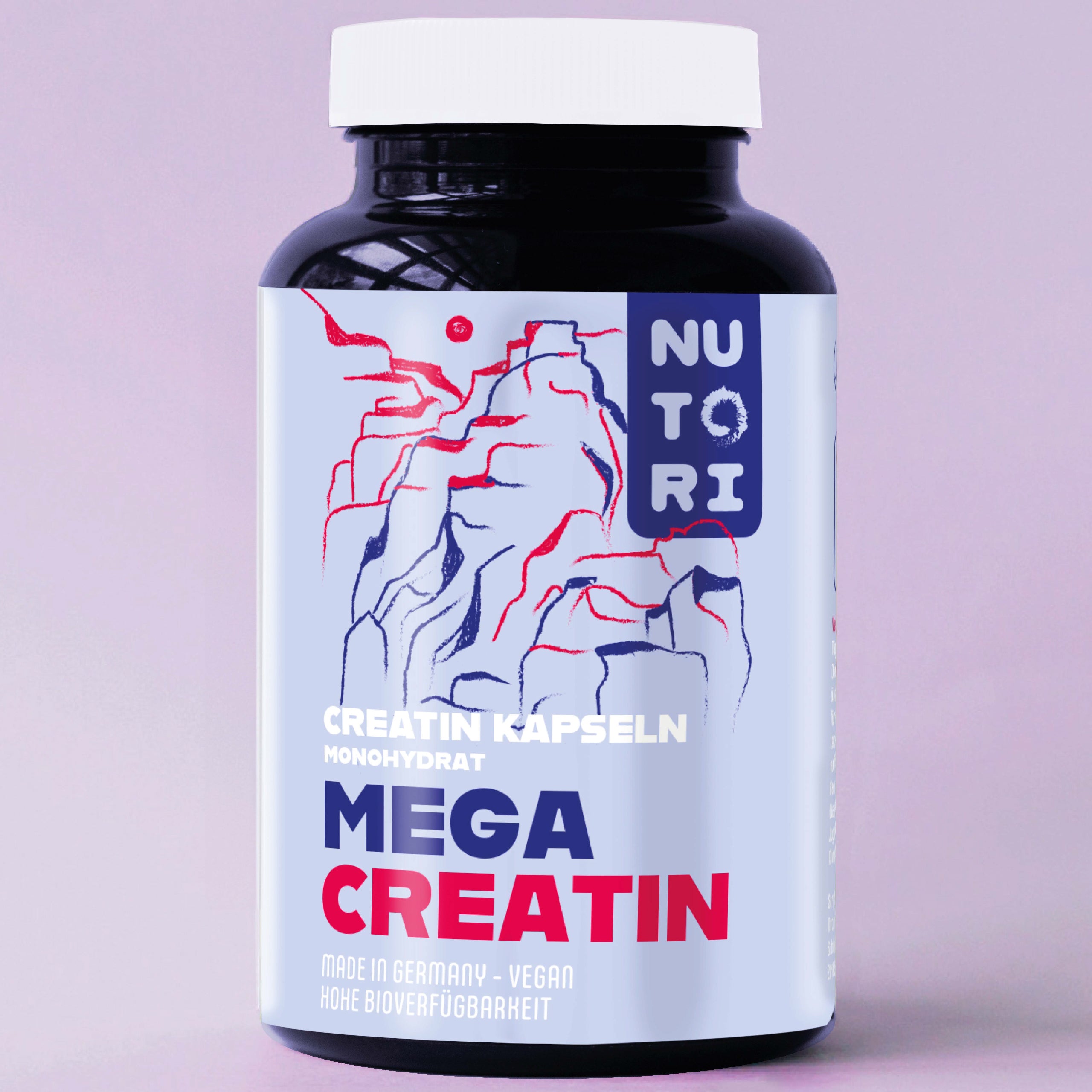 A realistic illustration of the ATP‑PCr energy system in muscle cells, showing creatine molecules entering the cell and 