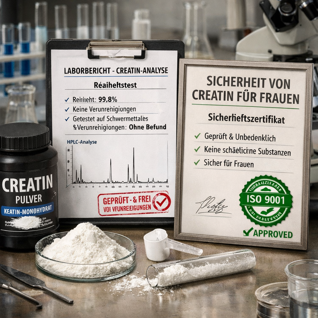 Sicherheit von Creatin für Frauen , Laborprüfung