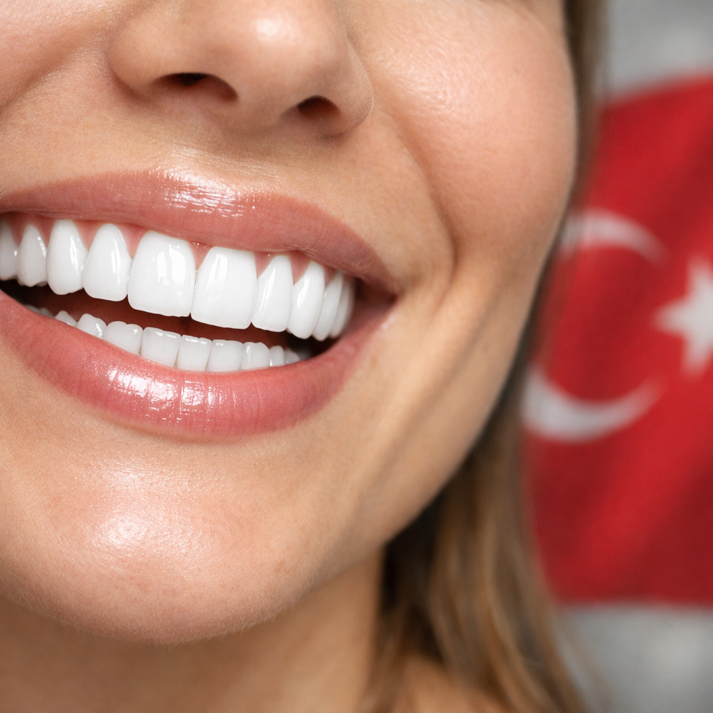 Hollywood smile Turkey before and after veneers