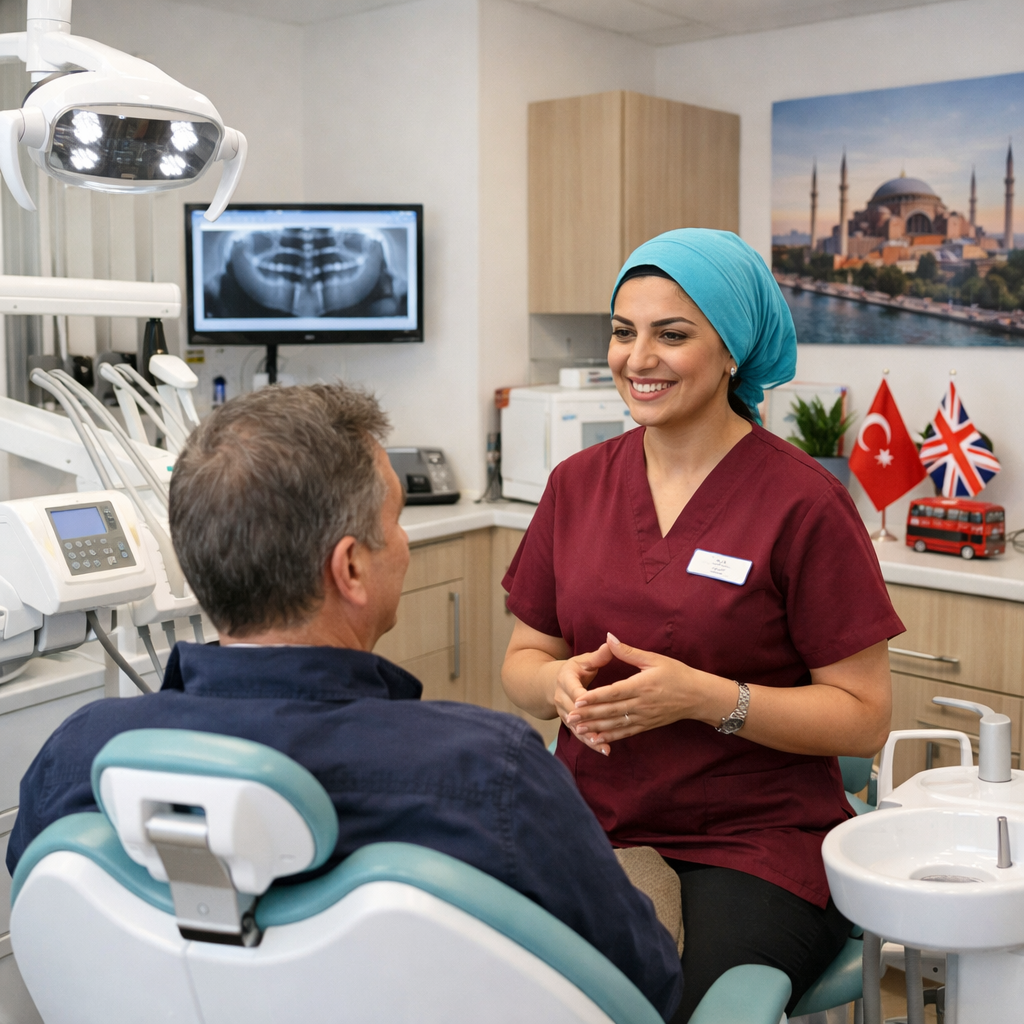 Modern Turkish dental clinic interior