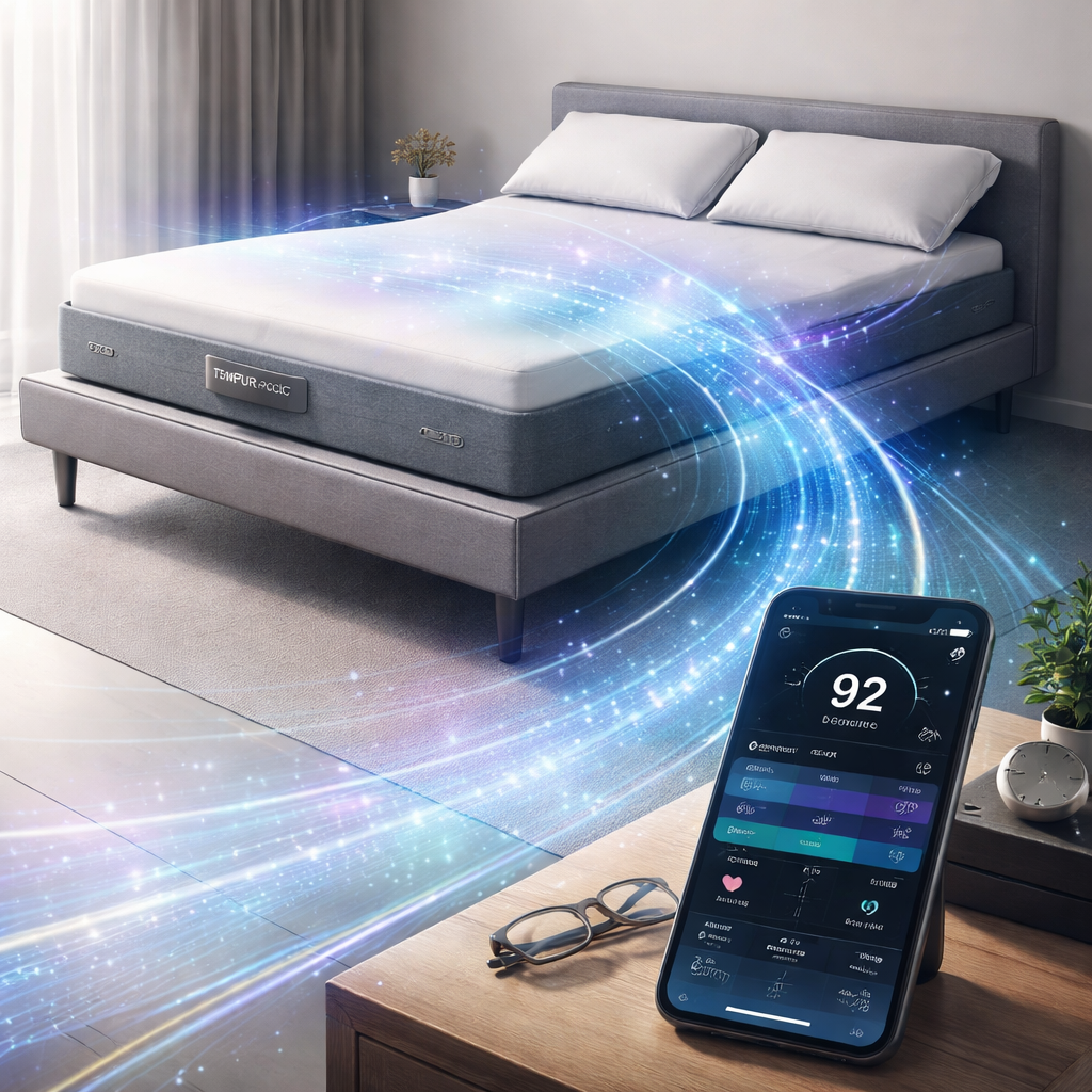 tempur pedic sleeptracker ai monitor data flow diagram