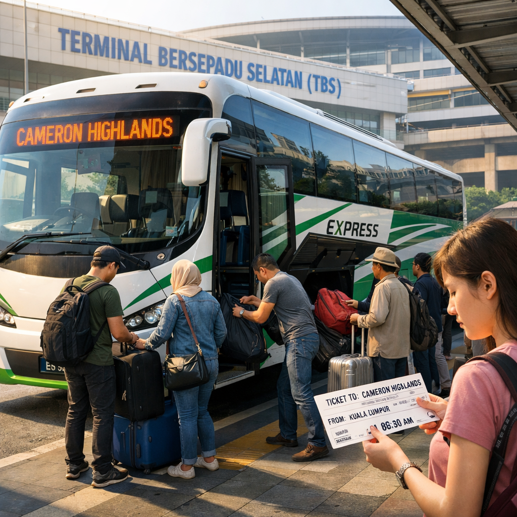 bus ticket booking Cameron Highlands from KL