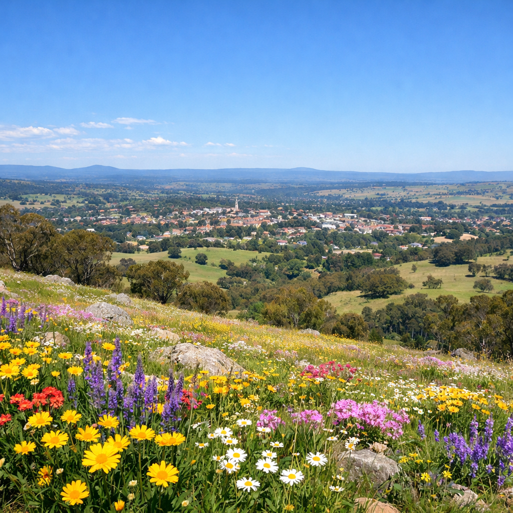 Armidale spring landscape