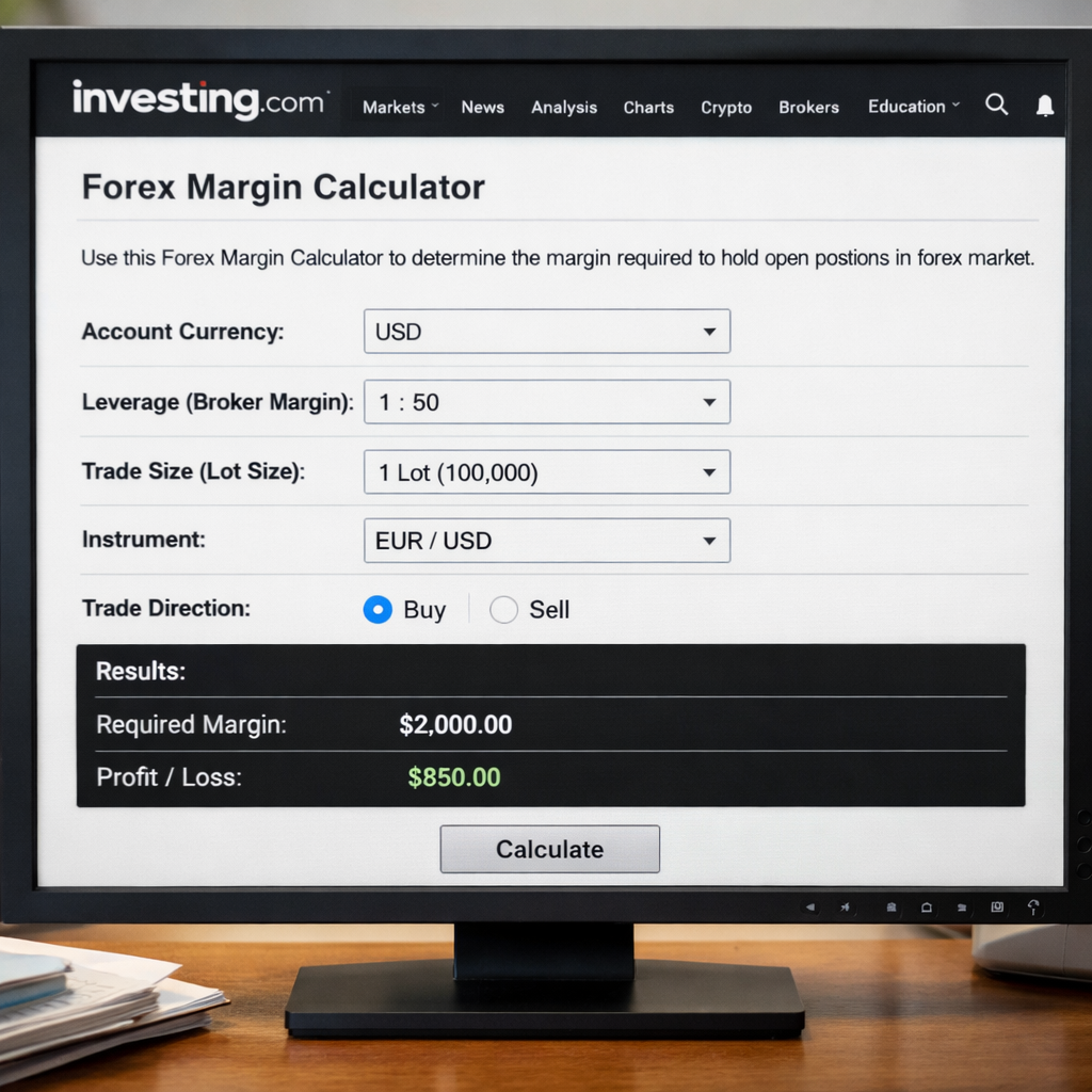 investing.com forex margin calculator view
