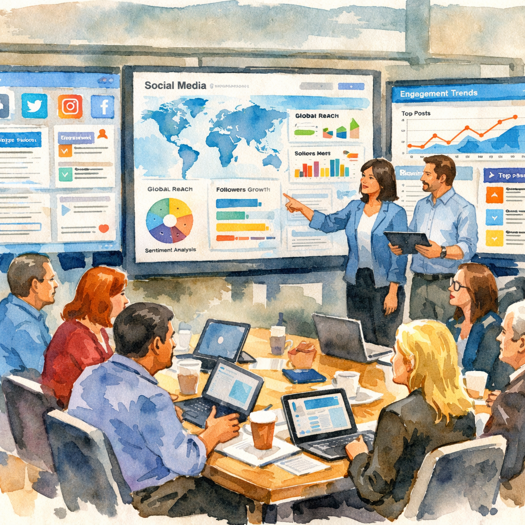 Enterprise social media management overview