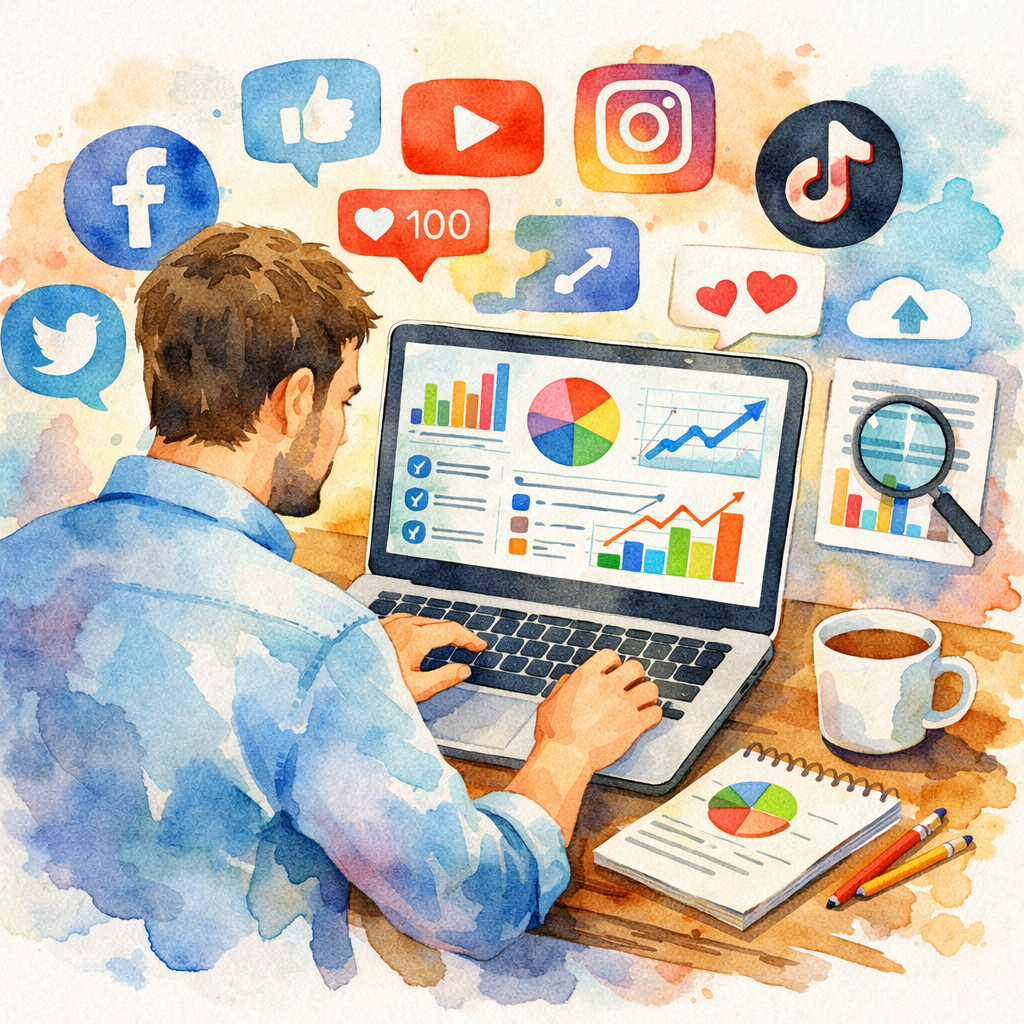 social media audit visual guide