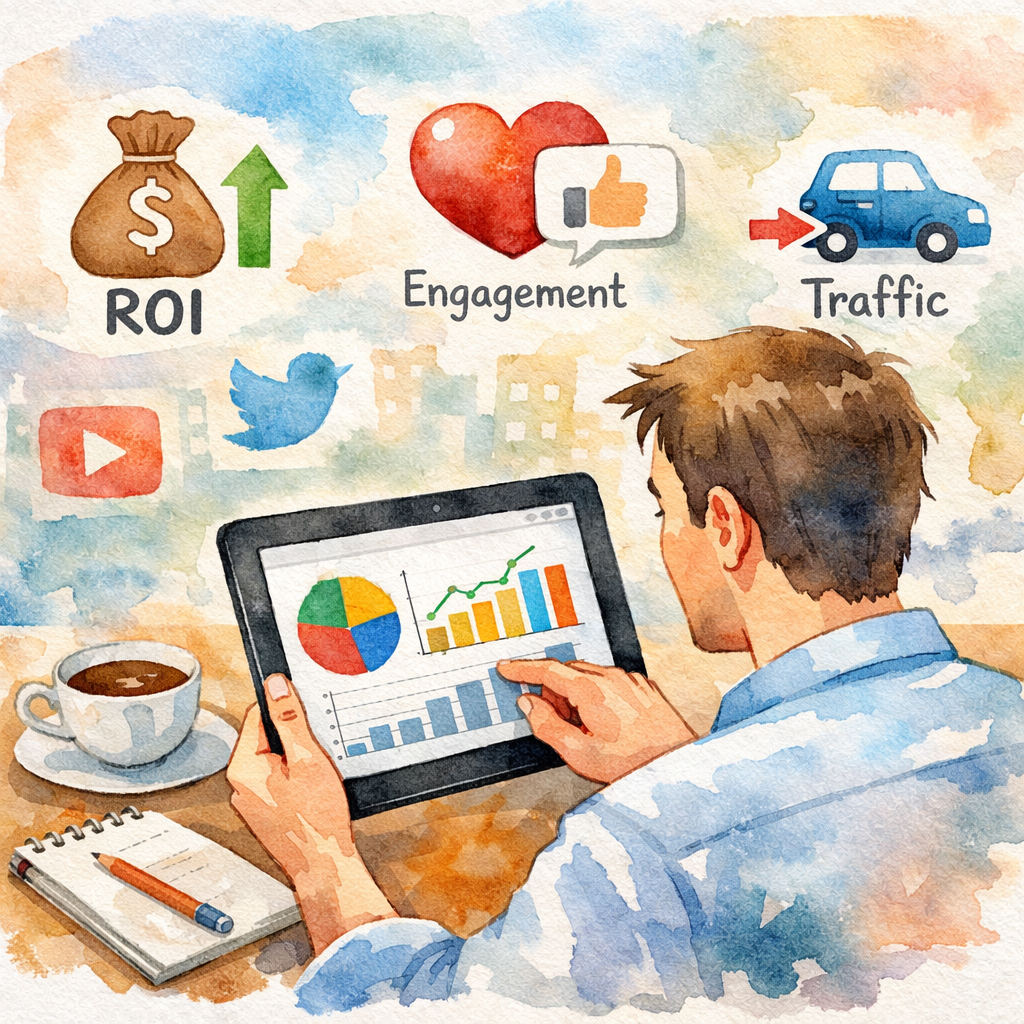 measuring social media performance visual