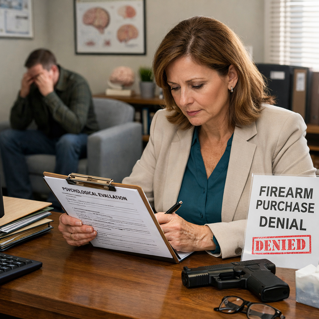 mental health disqualification for gun purchase