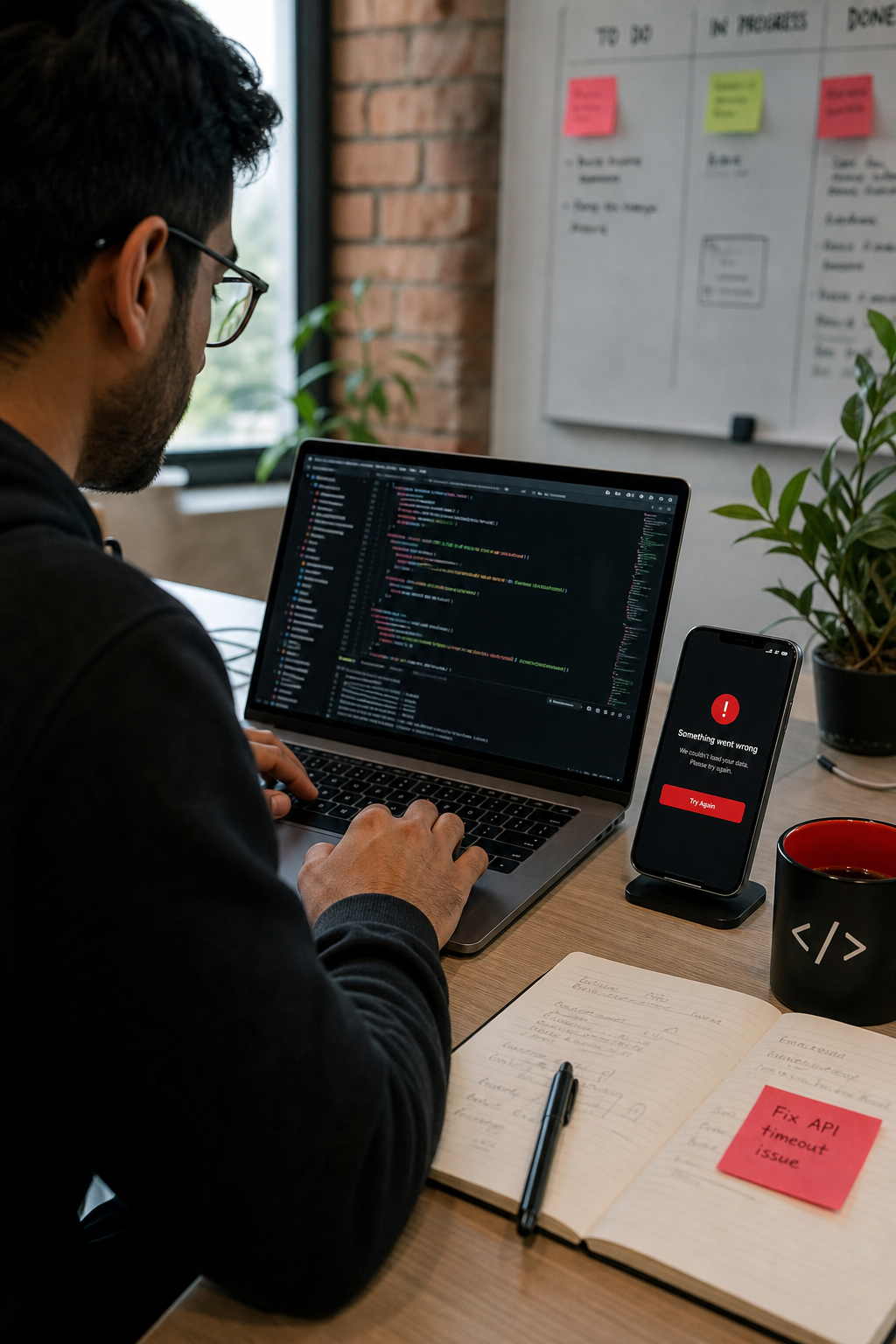 mobile app bug fix workflow