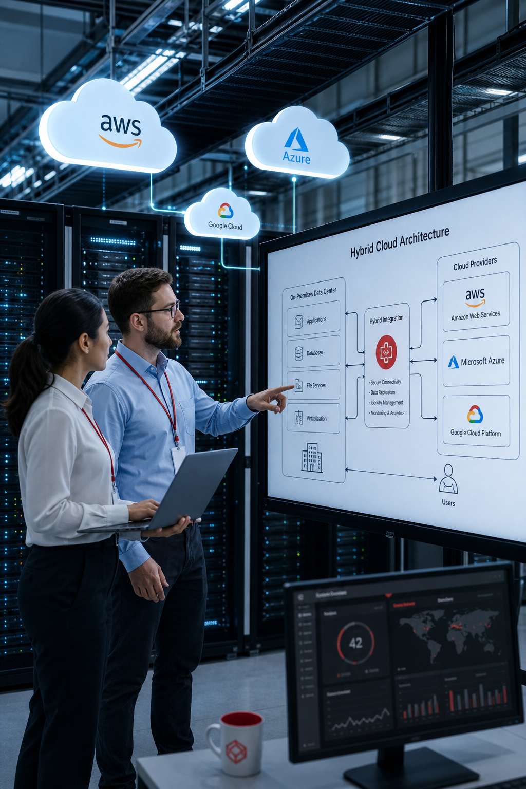 cloud migration and hybrid integration visual