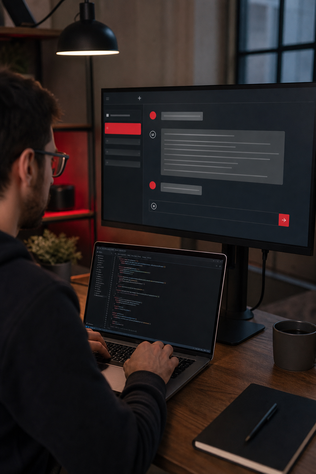 Self‑hosted AI assistant development environment