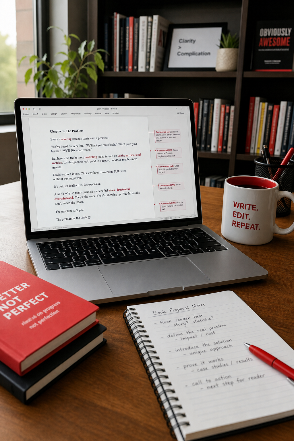 author book proposal editing price workspace