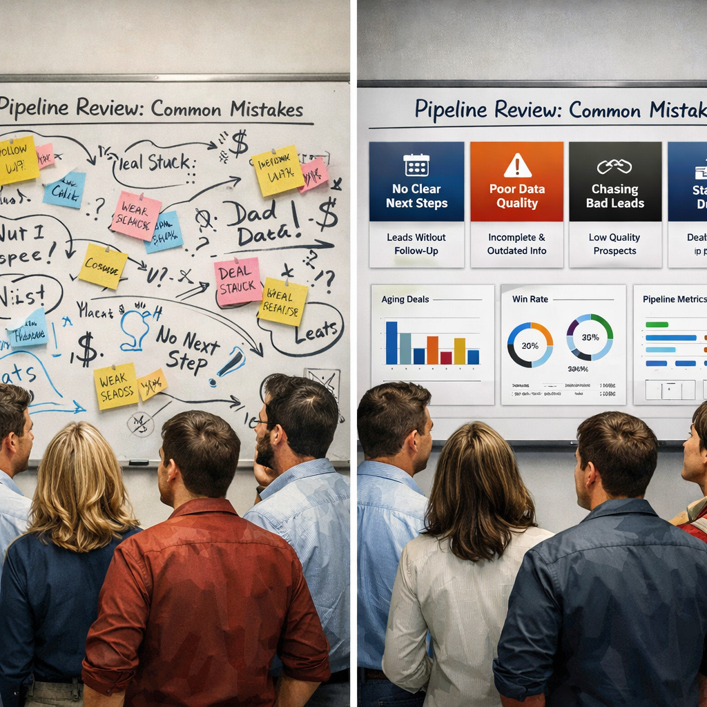 common mistakes in sales pipeline saas