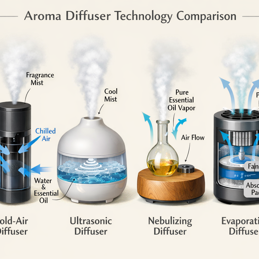 commercial aroma diffuser technology comparison