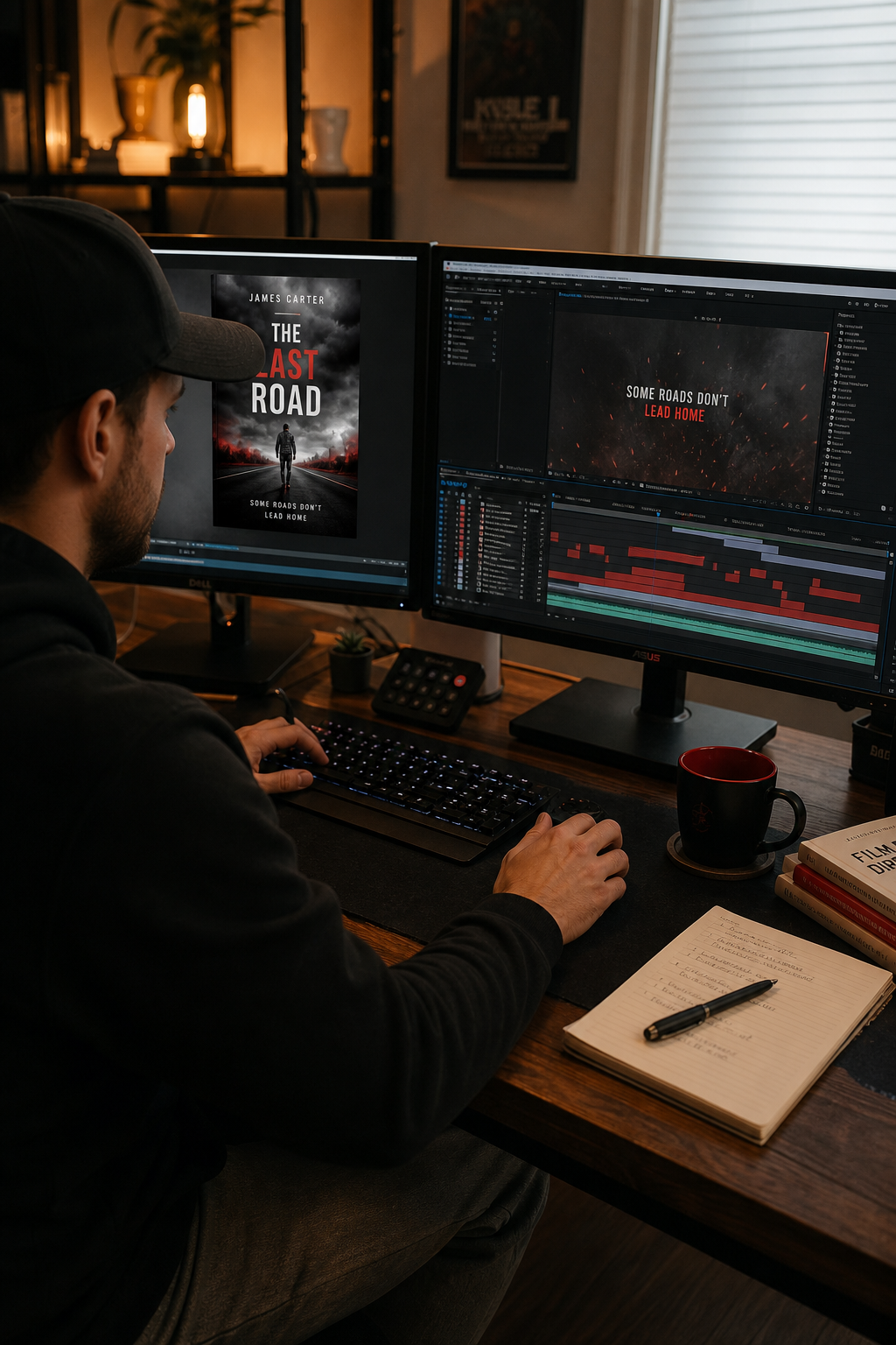 author book trailer production workflow