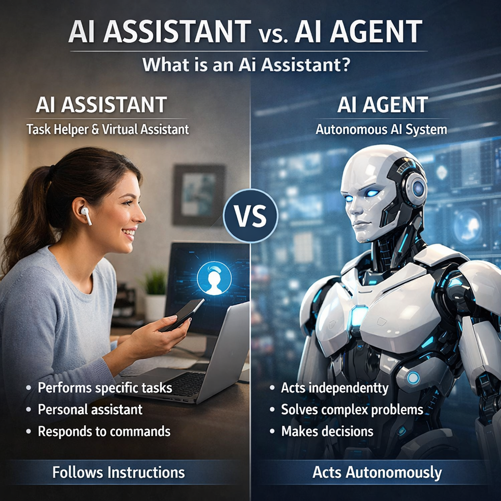 ai assistant vs ai agent what is an ai assistant?