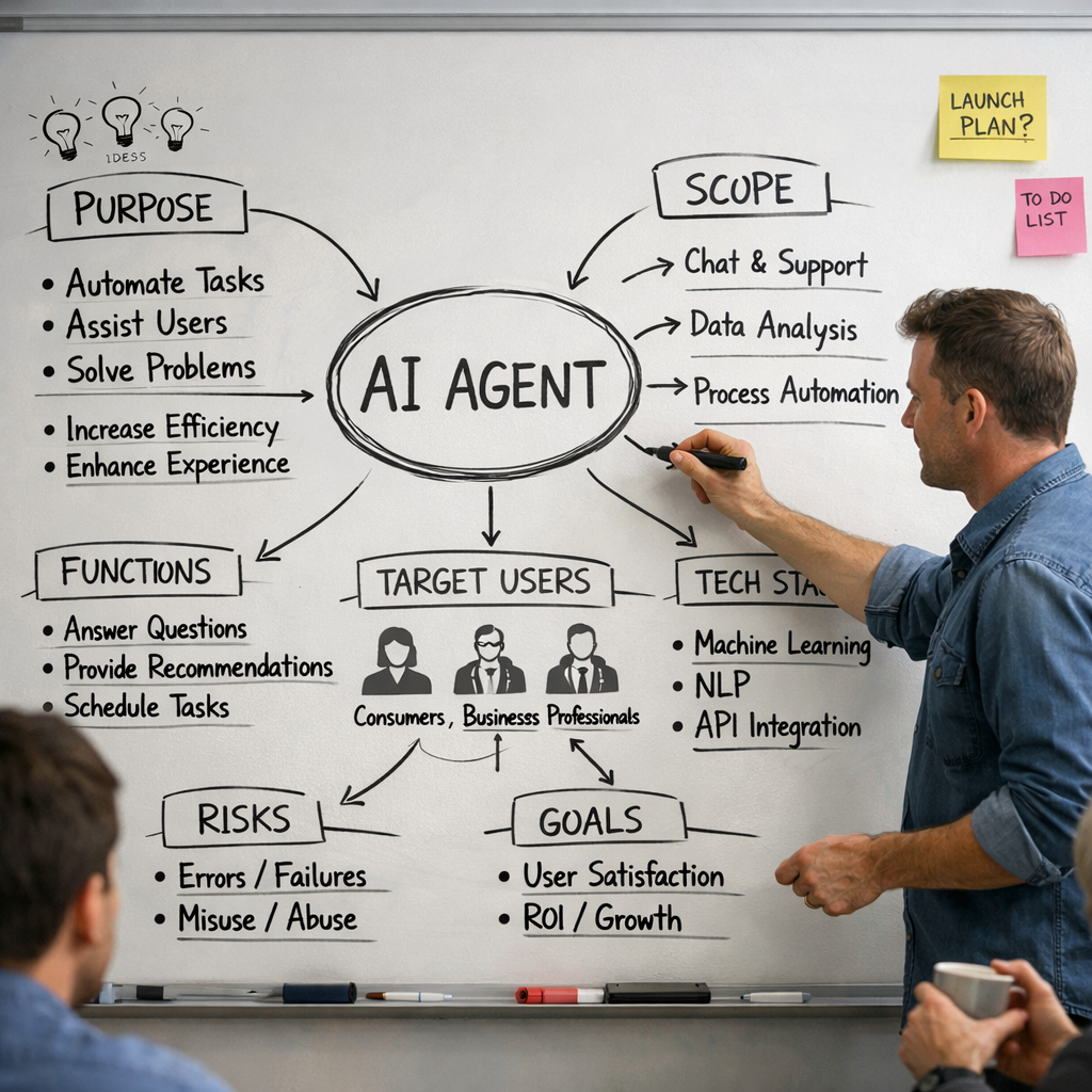 AI agent purpose planning diagram