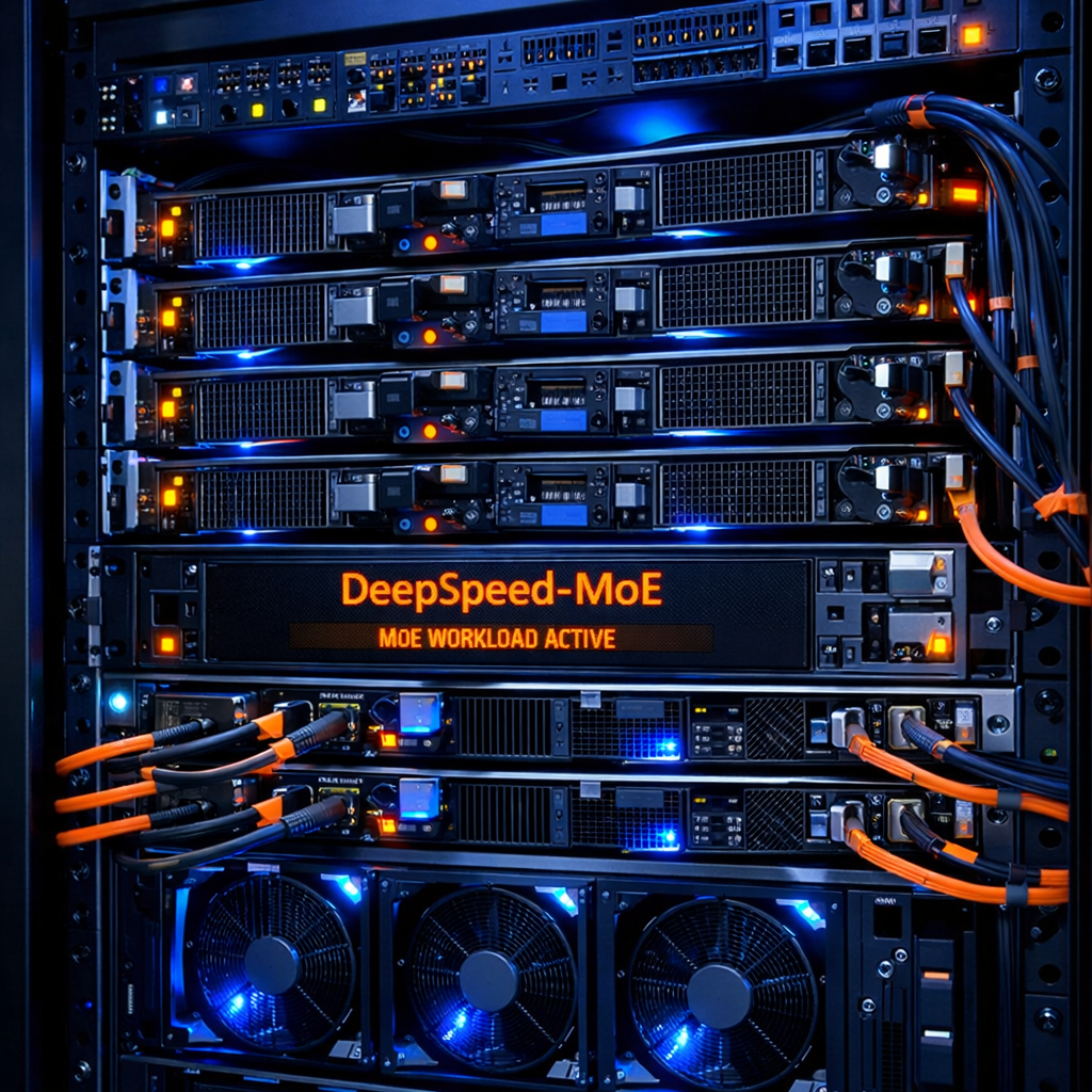 DeepSpeed‑MoE high‑performance GPU cluster