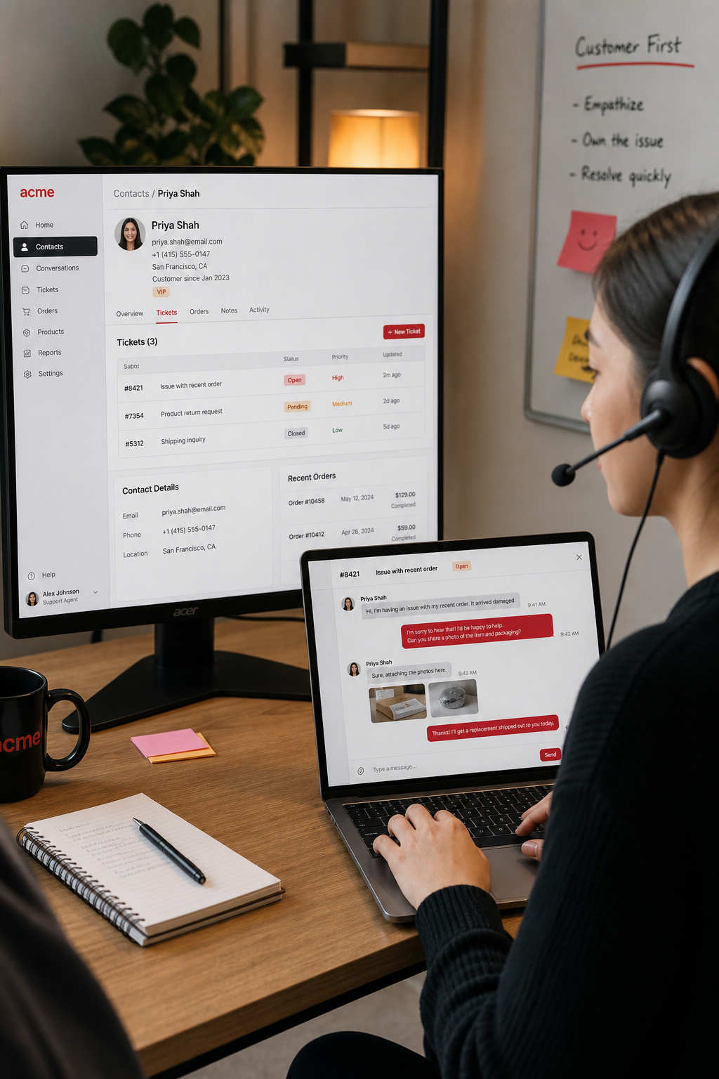 Conversational CRM in action