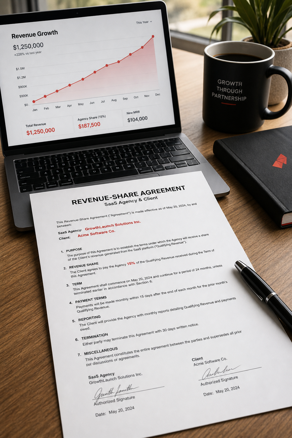 revenue‑share pricing visual