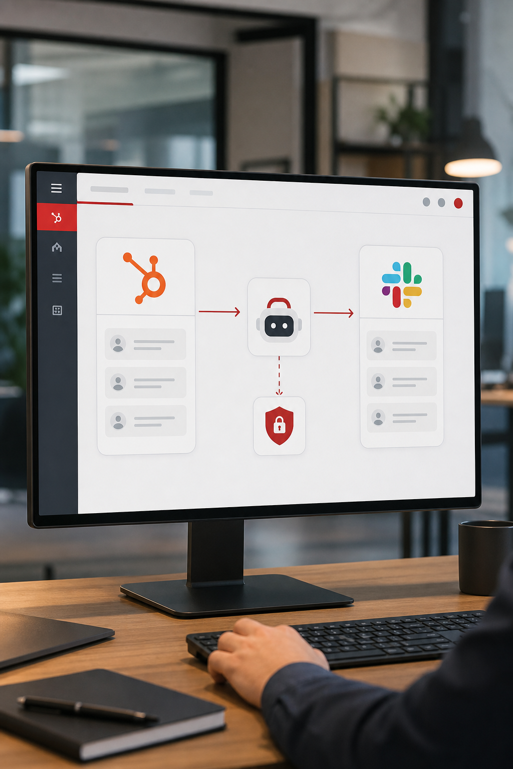 Donely AI integration platform connecting HubSpot and Slack