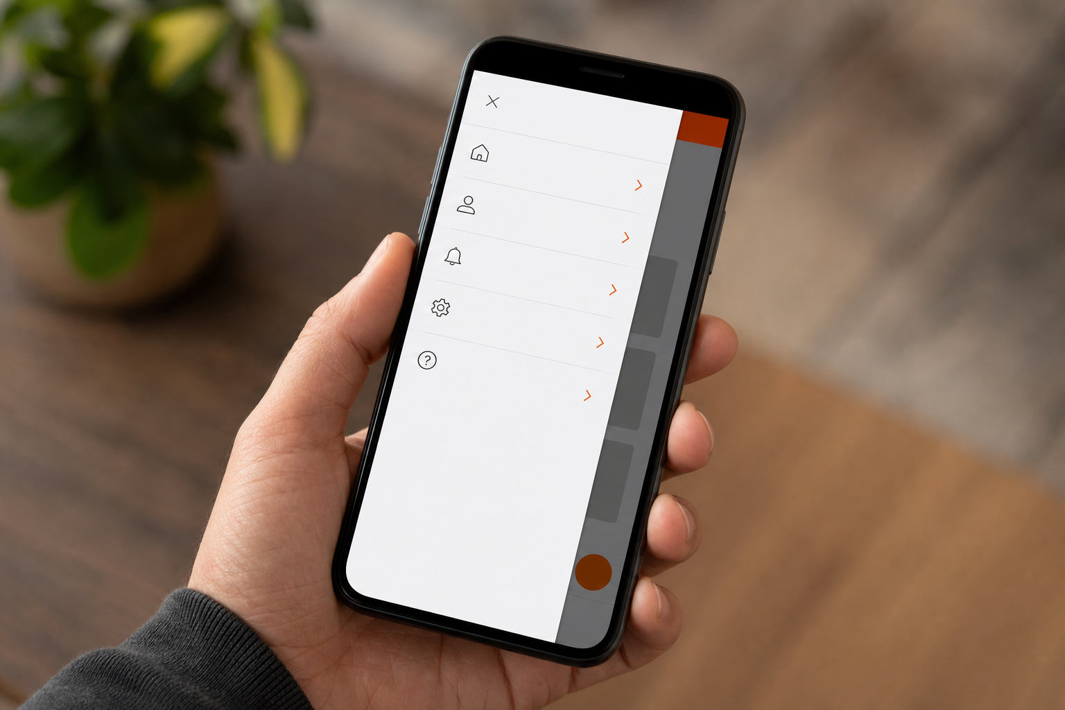 responsive mobile navigation drawer