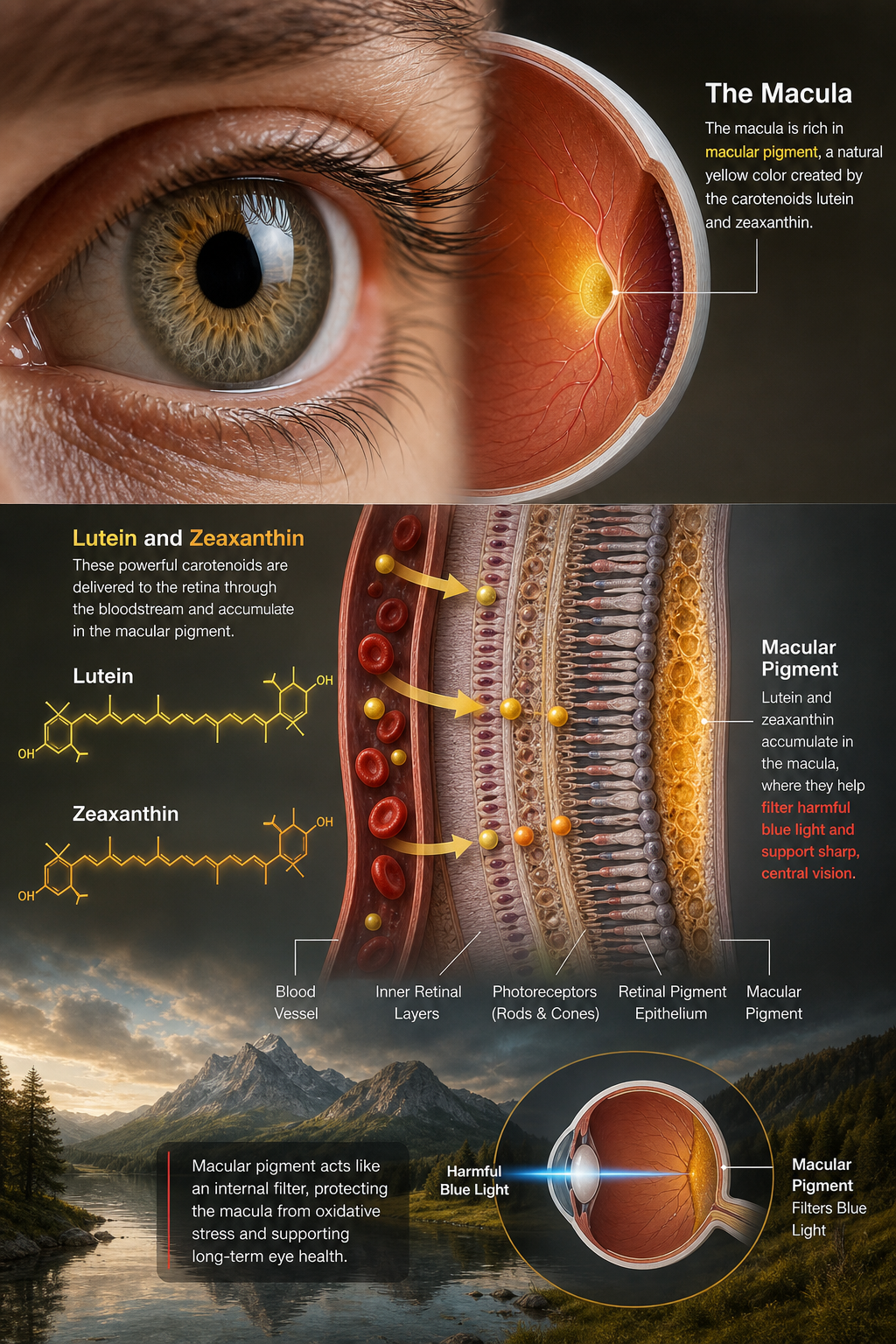 macular pigment absorption diagram
