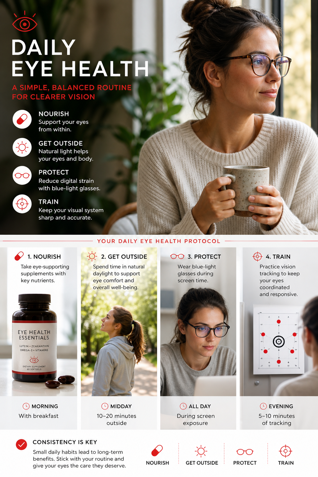 eye health protocol daily routine diagram