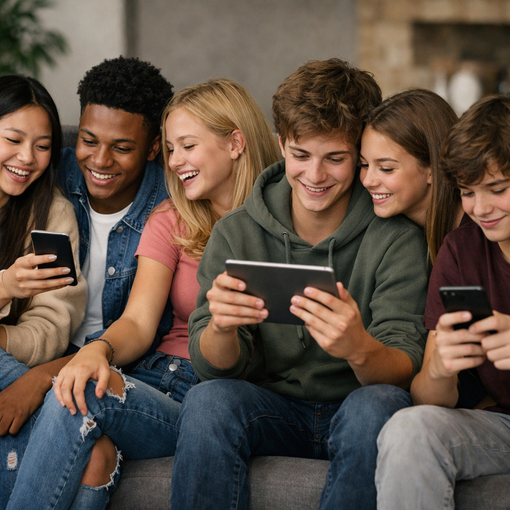 Teen friends on social media, peer influence in youth dating.