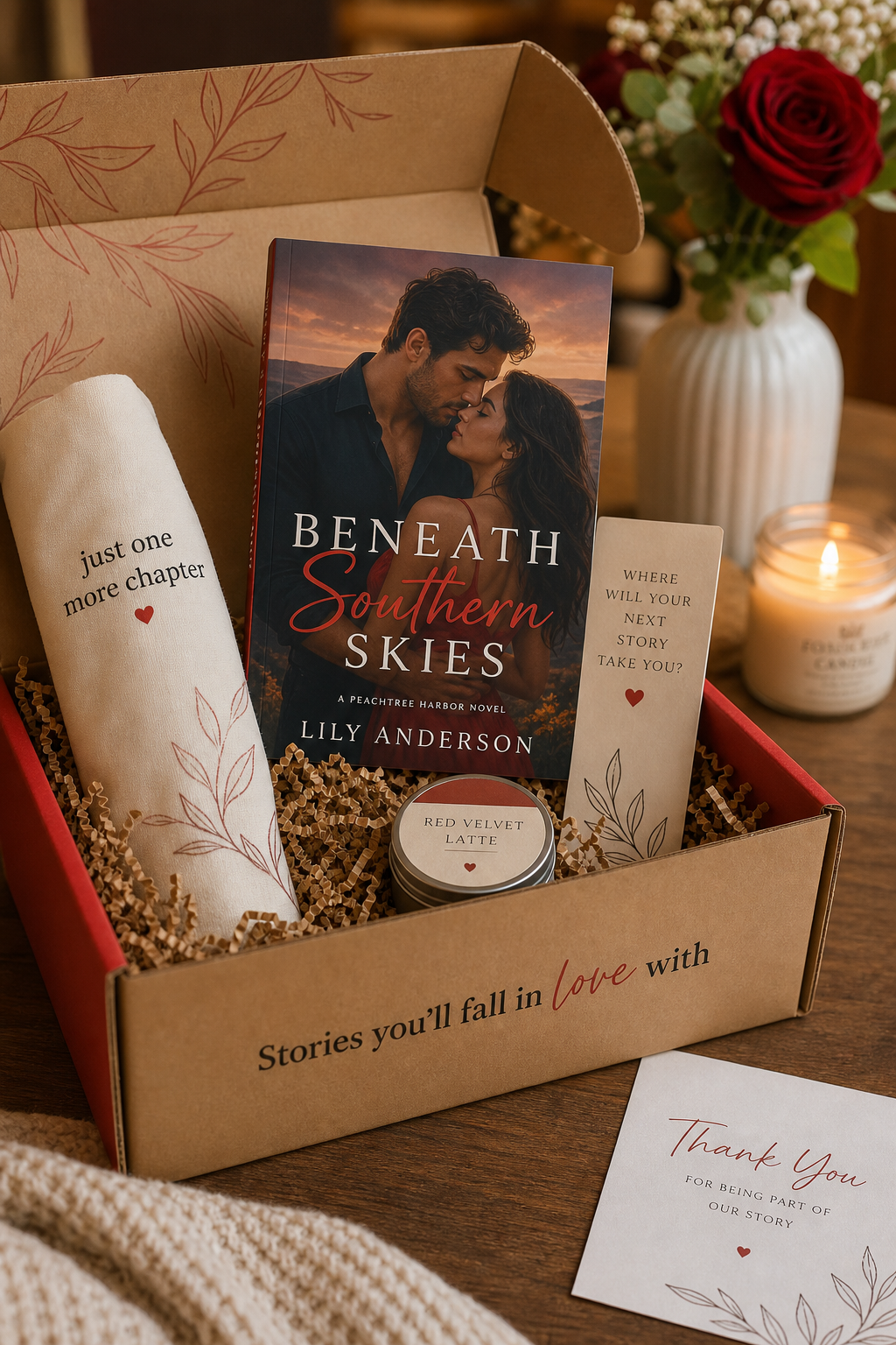 romance author partnership with subscription box