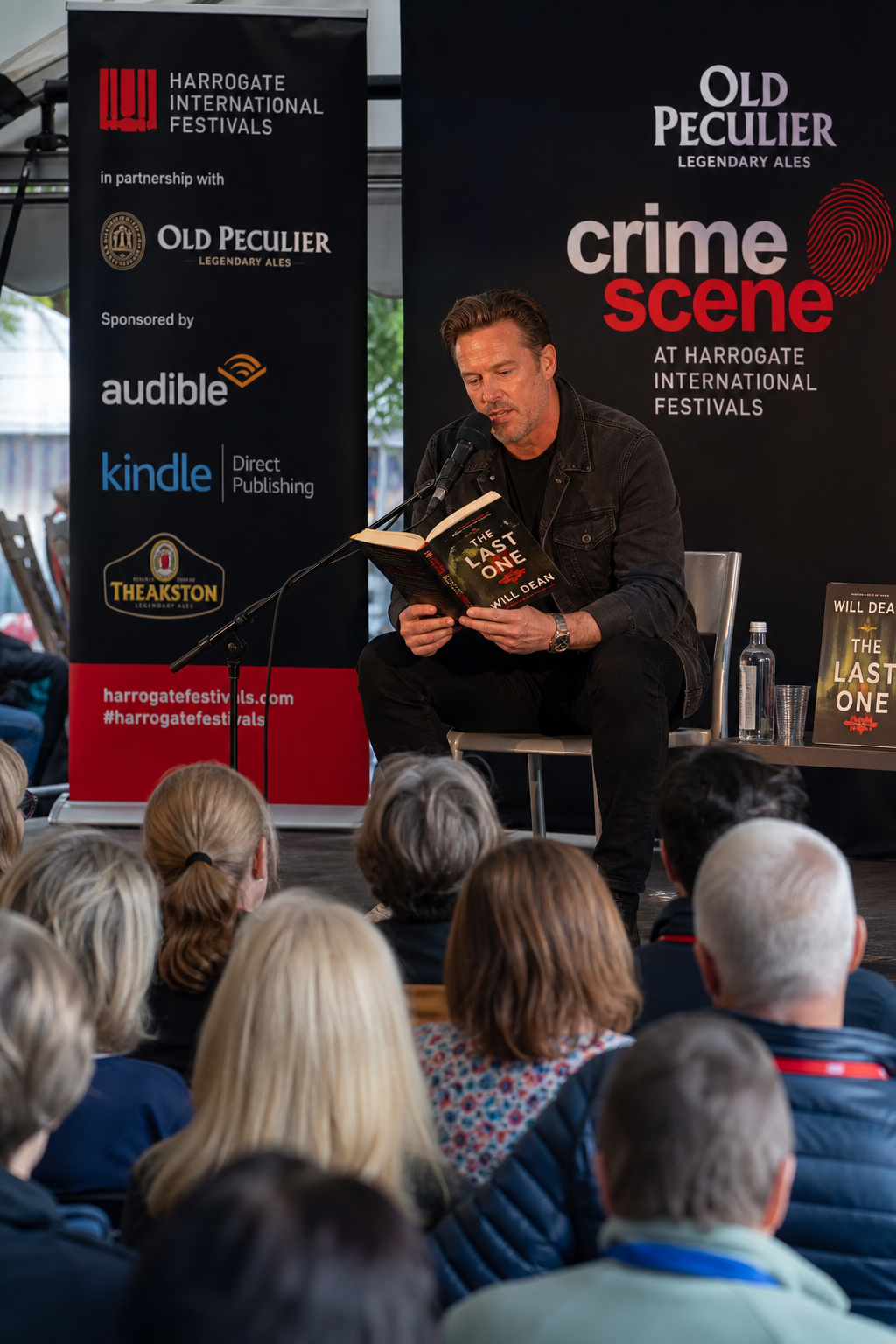 thriller author event sponsorship at book festival