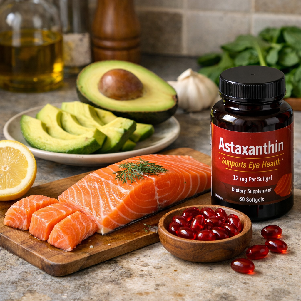 natural sources of astaxanthin for eye health