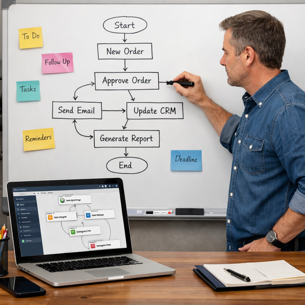 workflow mapping for business automations