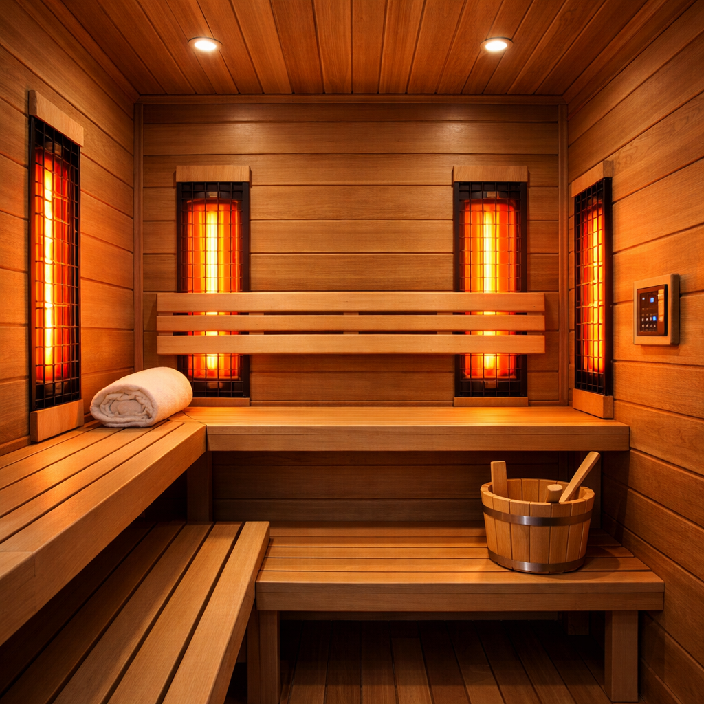 infrared sauna home wellness